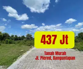 Tanah Banguntapan, Tepi Aspal Jalan Plered, Bayar Bisa Bertahap