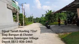 Dijual Tanah Kavling Siap Bangun Masuk Mobil diSawangan Village Depok