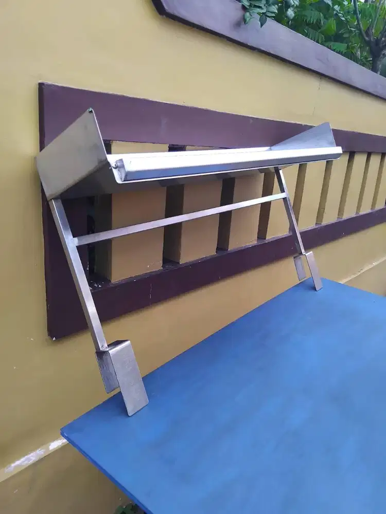 rak upper stainless ex sink murah