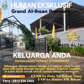 Rumah Dijual di Bekasi Timur Dekat Tol di GRAND AL IHSAN PREMIERE