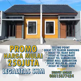 Dijual Rumah Harga Spesial Mulai 250jt Legalitas Shm Dekat Kota