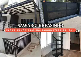 Bengkel Las Pagar, Kanopi, Tangga, Teralis dll Sawargi Kreasindo