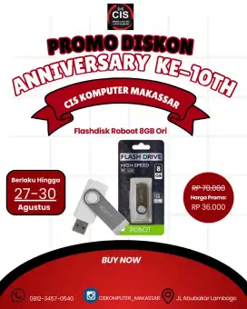 jual flashdisk robot 8GB ori