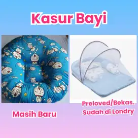 Kasur bayi baru dan bekas sudah dicuci