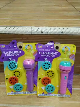 mainan anak senter projector