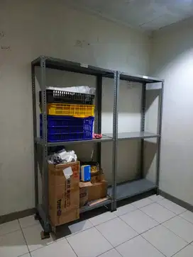 Dijual Rak Besi Susun Kokoh Tingkat – Cocok untuk Gudang, Toko, atau