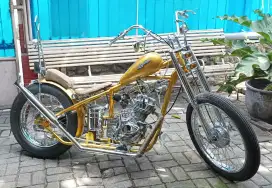Motor Chopper Gold Istimewa (Full Chrome)