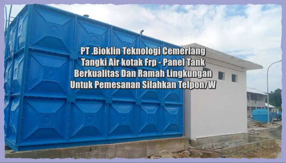 ROOFTANK KOTAK - TANGKI AIR FIBERGLASS - TANDON FRP