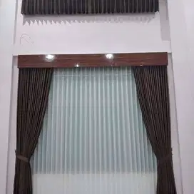 Melayani Tirai Gorden Jendela Gordyn Mewah Hordeng Terbaru Murah