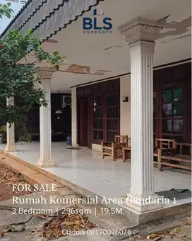FOR SALE Rumah Komersial Area Gandaria 1