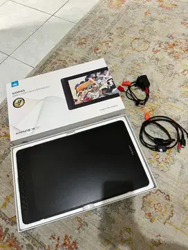 Huion kamvas 16 2021 GS1562 drawing display tablet bekas second seken