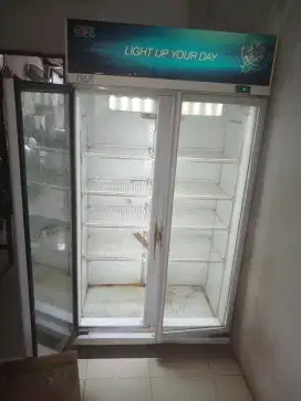 GEA KULKAS SHOW CASE 2 PINTU