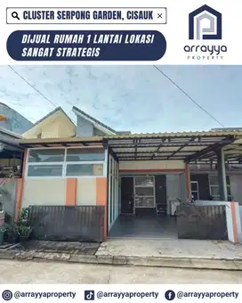 DIJUAL RUMAH 1 LANTAI CLUSTER SERPONG GARDEN .AH790.