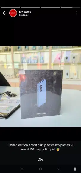 READY STOK SAMSUNG ZFOLD 6 12/256 GB LIMITED EDITION