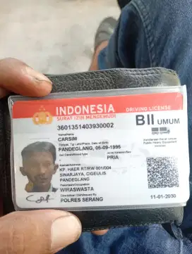 Saya sedang mencari pekerjaan sebagai supir