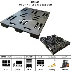 Pallet plastik 110x110 - palet plastik ukuran populer