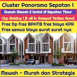 1 jt all in dpt Rumah Mewah 2 Lantai di Sepatan Timur.