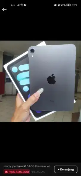 iPad Mini 6 Wifi Only 64gb