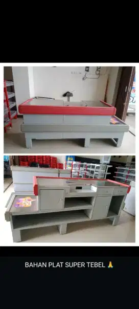 Meja kasir full plat