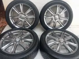 Velg Oem Yaris pcd 4×100 & Ban Dunlop Lm705 195/50 R16