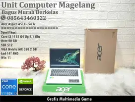 Acer Aspire A514 II i3 Gen 11 II Ram 20 GB II SSD 512 II  Nvidia 350