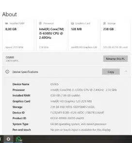 Laptop JEPANG second LENOVO X270 Core i5 Gen 6 8/256