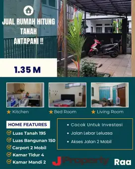 Jual Bu rumah mau bagi waris haya. 1 M an saja Jarang ada di Antapani