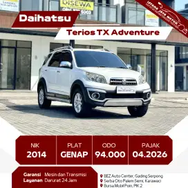 [TDP 8JT] DAIHATSU TERIOS 1.5 TX ADVENTURE 2014