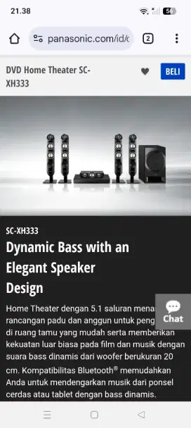 Home teather Panasonic