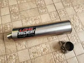 Silincer Knalpot Lone Rider ORIGINAL (Suara nge-bass) BONUS Adaptor LR
