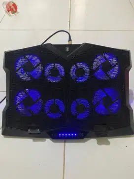 GAMEN Laptop Gaming Cooling Stand Kipas 8 Inti/Core Silent Mode