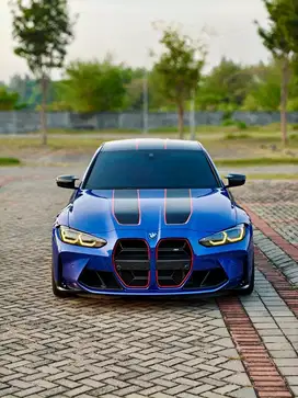 BMW M3 Competition 2021 odo 6rb blue on black csl