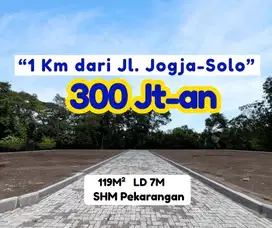 Tanah Jogja Area Kalasan Timur AAU