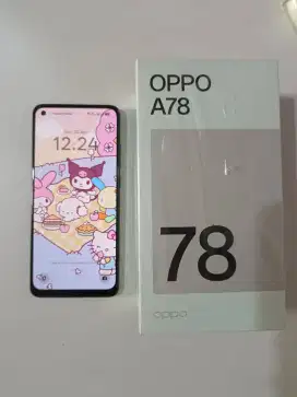 OPPO A78 RAM 8/256GB (Masih Garasi Resmi OPPO)