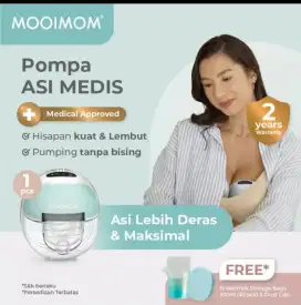 MOOIMOM M3 Pompa Asi Elektrik - Handsfree Pompa Asi Tanpa Kabel