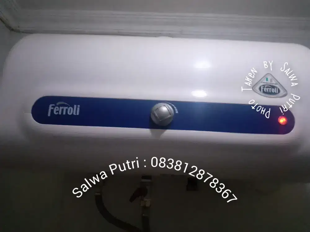 Super mulus, like new, Water Heater Ferroli type QQ Blue 30 Liter