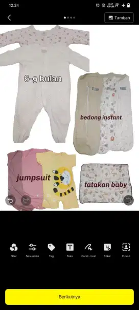 PRELOVED BAYI PEREMPUAN (1-9bulan)