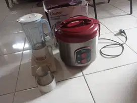 Magicom Merk Cosmos Kapasitas 2 Liter dan Blender Miyako