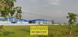 DIJUAL Tanah area Industri LD 133 mtr, dekat Exit Tol CARUBAN
