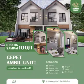 Jual rumah 2 lantai termurah dekat Kota Cidahu dekat Cimahi