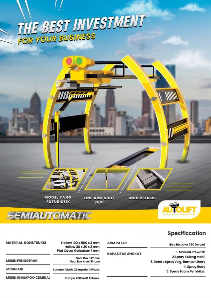 MESIN SEMI AUTOMATIC TERBARU AUTOLIFT