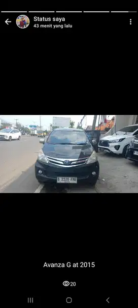 Toyota Avanza G at 2015