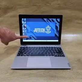 2 in 1 Laptop Lenovo Slim Ram 8GB  touchscreen Bonus Mouse Baru, Siap