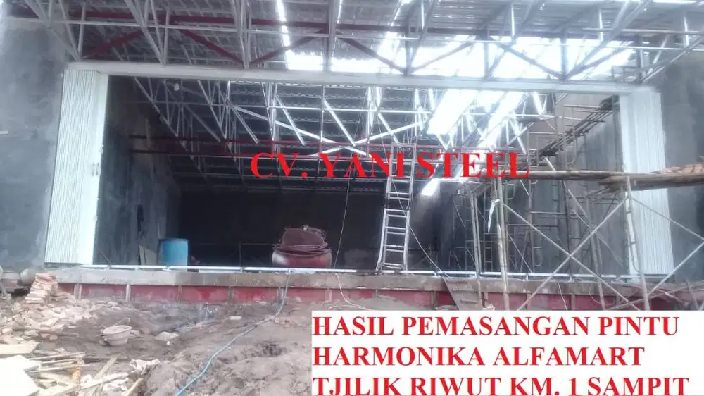 Pintu Harmonika atau Pintu Ruko Besi