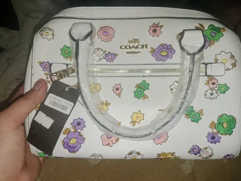 Tas coach baru putih
