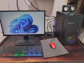 Jual PC Ryzen 3 2200g & Monitor