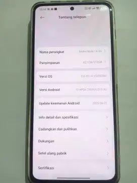Jual HP Redmi Note 14 5G 12/512gb