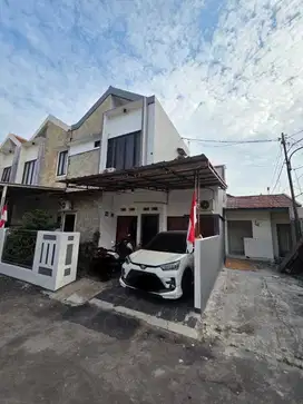 Rumah Tingkat Bangunan Baru full furnished Harga Nego