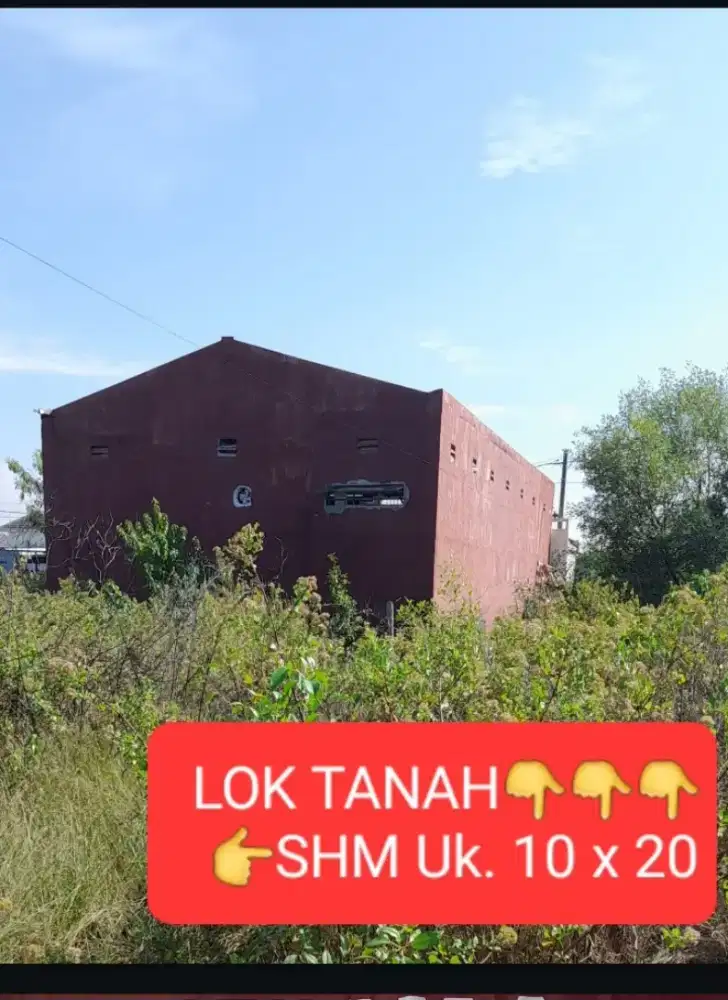 DIJUAL TANAH SHM 10X20