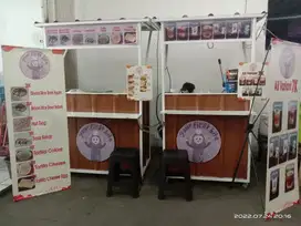 Booth untuk jualanan makanan & minuman